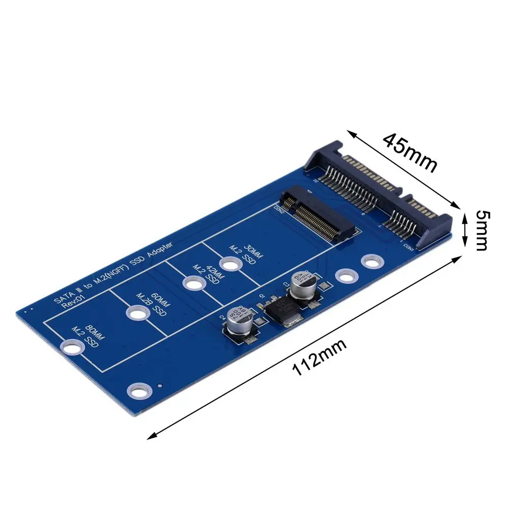 

Portable M2 NGFF SSD SATA3 SSDs To SATA Expansion Card Adapter SATA To NGFF Converter High Performace
