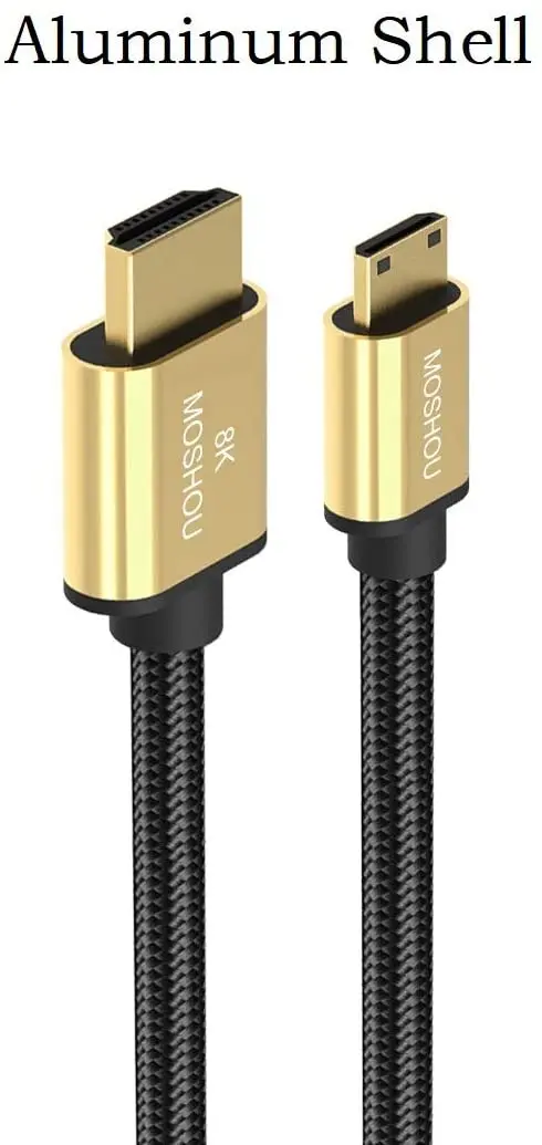 HDMI-совместимый мини-кабель 8K кабель 2 1 поддержка @ 60 Гц 4K 120 48 Гбит/с eARC HDR10 HDCP2.2 |