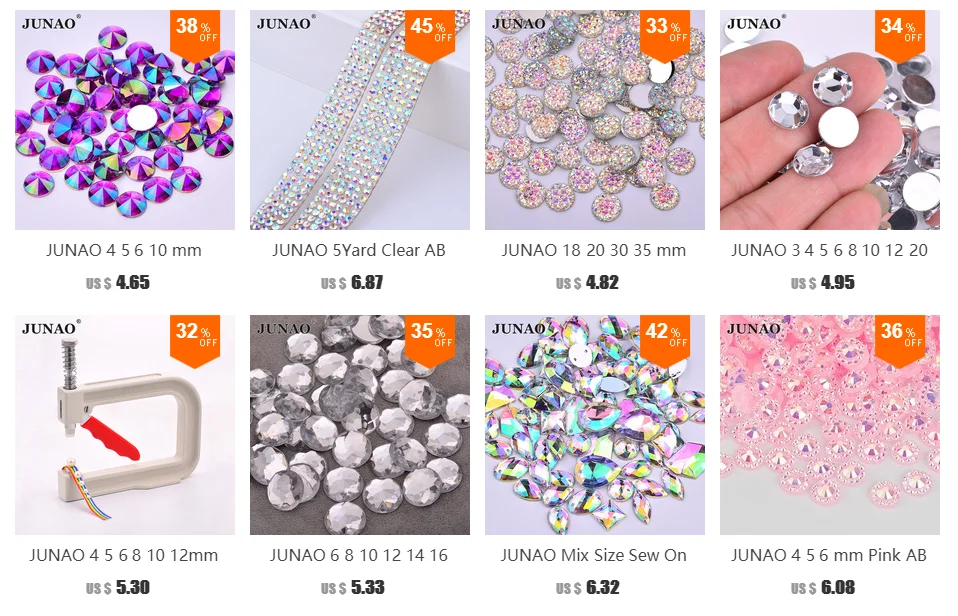 JUNAO SS6 8 10 12 16 18 Стекло Стразы ab Crystal цепи серебристого металла отделка стразами лента деревообрабатывающее кантовальное аппликация из страз для поделок