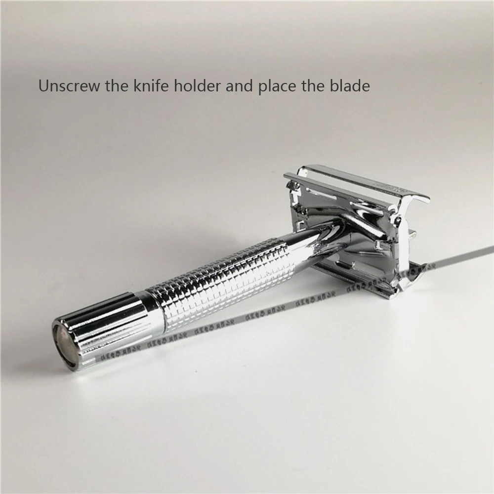 Безопасная бритва для мужчин Парикмахерская прямая мужские бритвенные лезвия