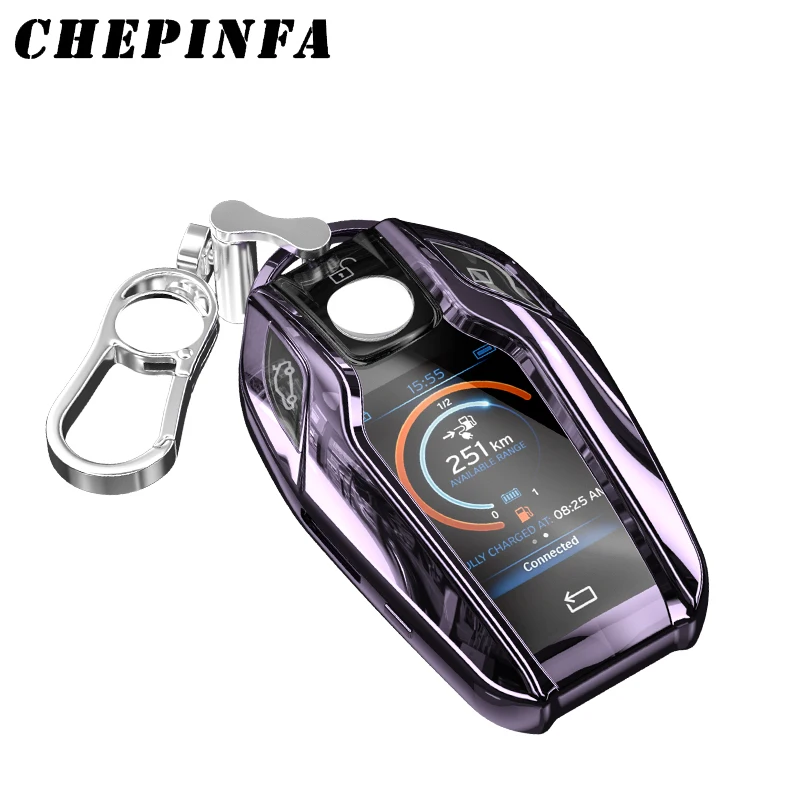 Чехол для автомобильного ключа из ТПУ чехол с полным покрытием BMW 5 6 7 серии G11 G12 G30