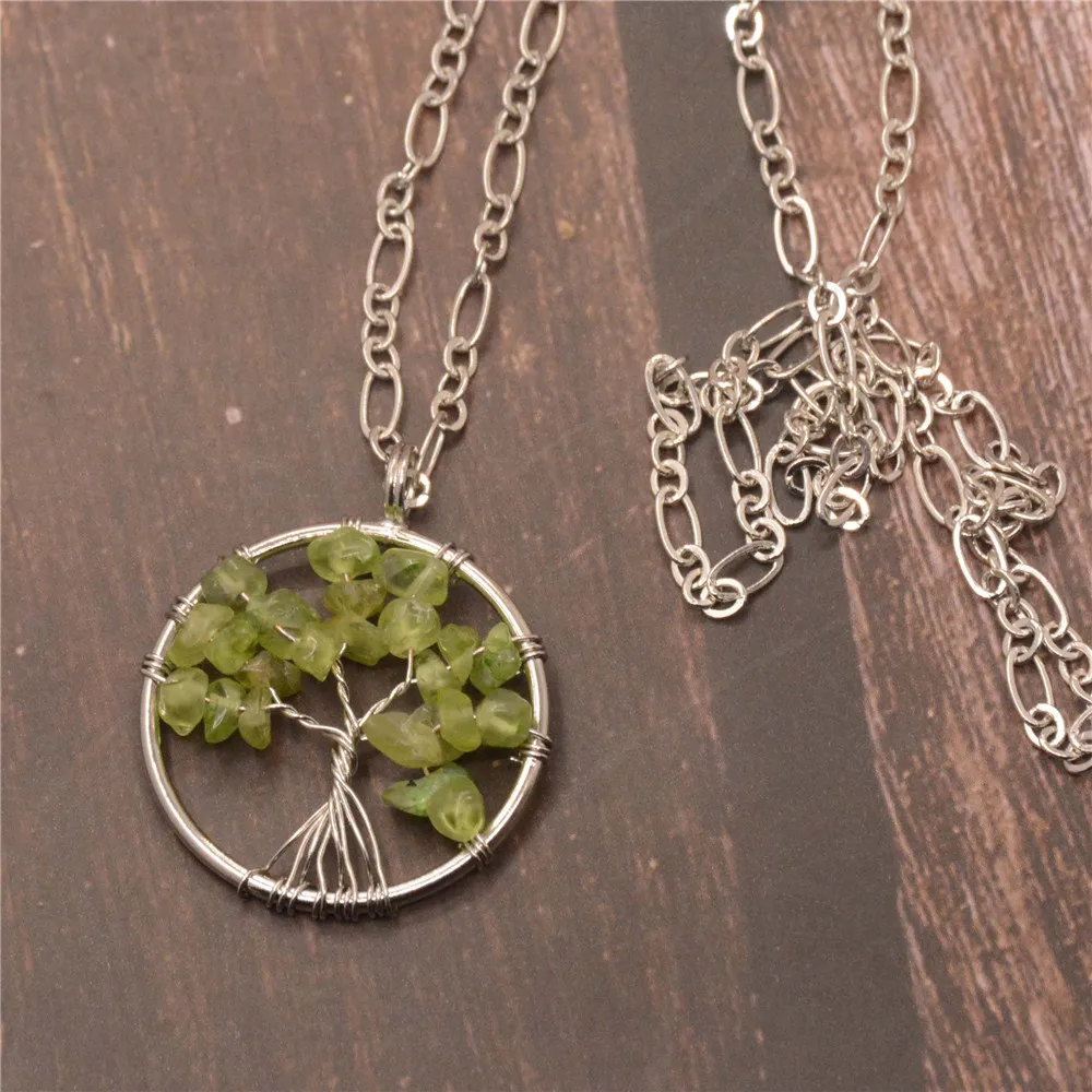 Бусины из натурального камня оливково-зеленое гравийное дерево круглой формы