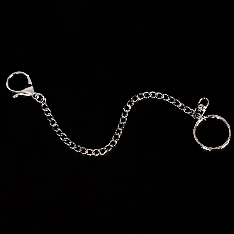 

18cm Long HipHop Key Chains Fashion Metal Wallet Belt Key Chain Hipster Pants Keyring Rock Punk Trousers Keychain Jewelry New