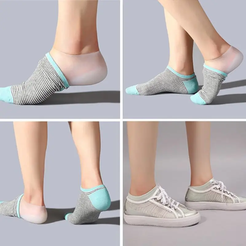 

Silicone Invisible Inner Height Insoles Men Women Heel Cushion Hidden Insole