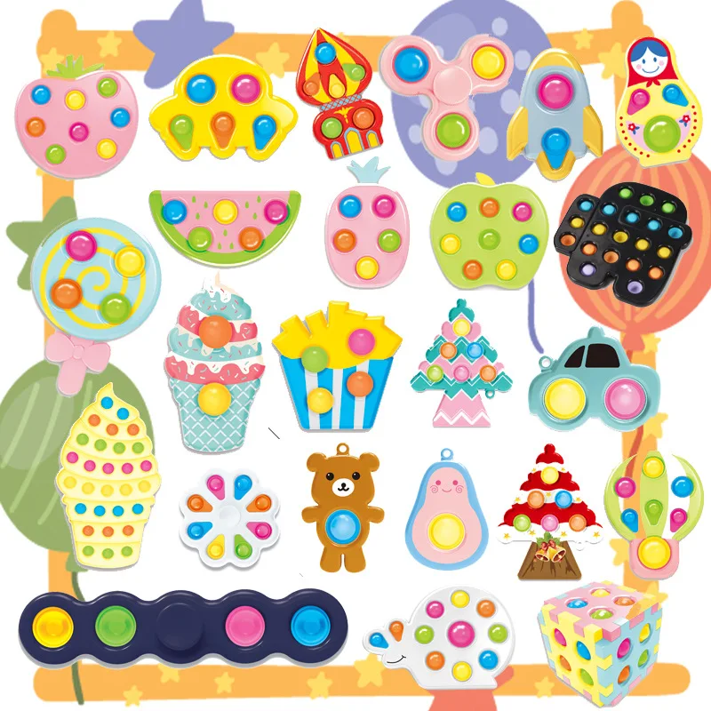 

Игрушки-антистресс с кнопочной пряжкой, игрушки-антистресс, сжимаемые игрушки-антистресс, сжимаемые сенсорные игрушки для снятия стресса, ...