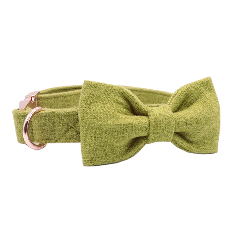 

Standed хлопчатобумажная ткань собачий ошейник и поводок для собак с галстуком-бабочкой, для больших и маленьких собак на лето и весну ошейник ...