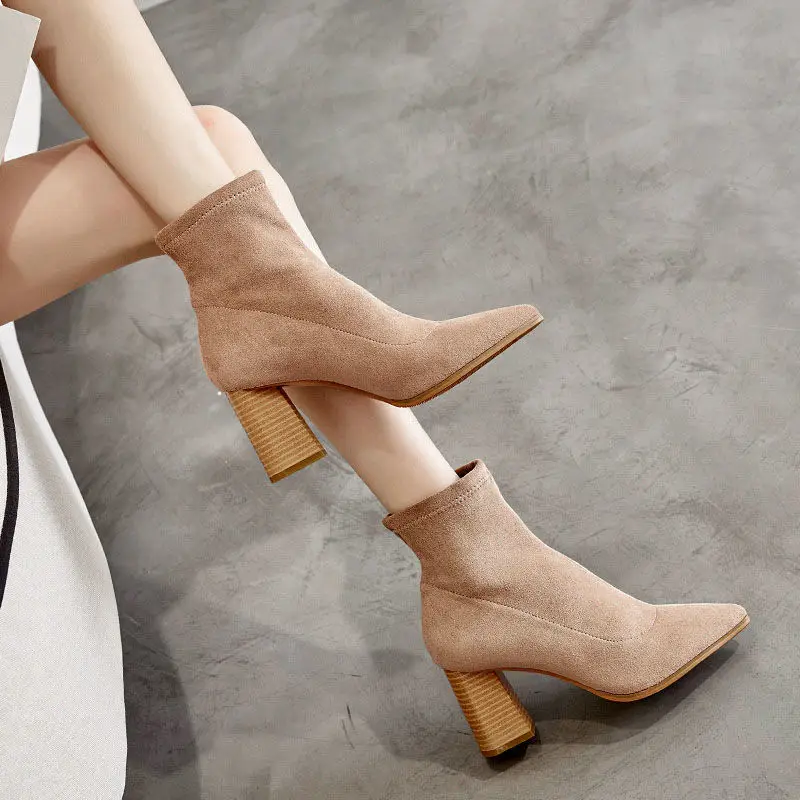 

Women's Booties Spring and Autumn Boots Winter 2020 New Women Boots Shoes Women Boots Women