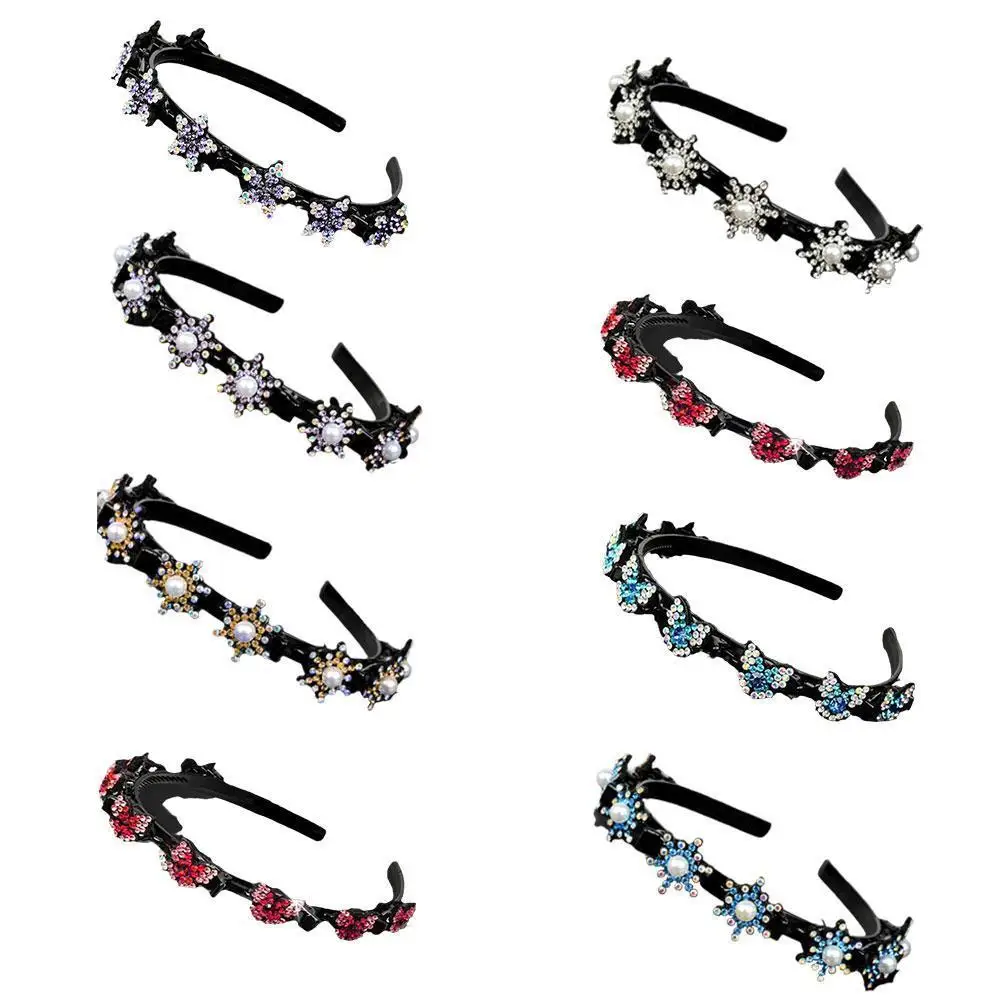 

New Woman Headband Broken Hair Clip Hairband Female Bangs Fixed Hairpin Braided Hairpin Hair Headdress Wholesale