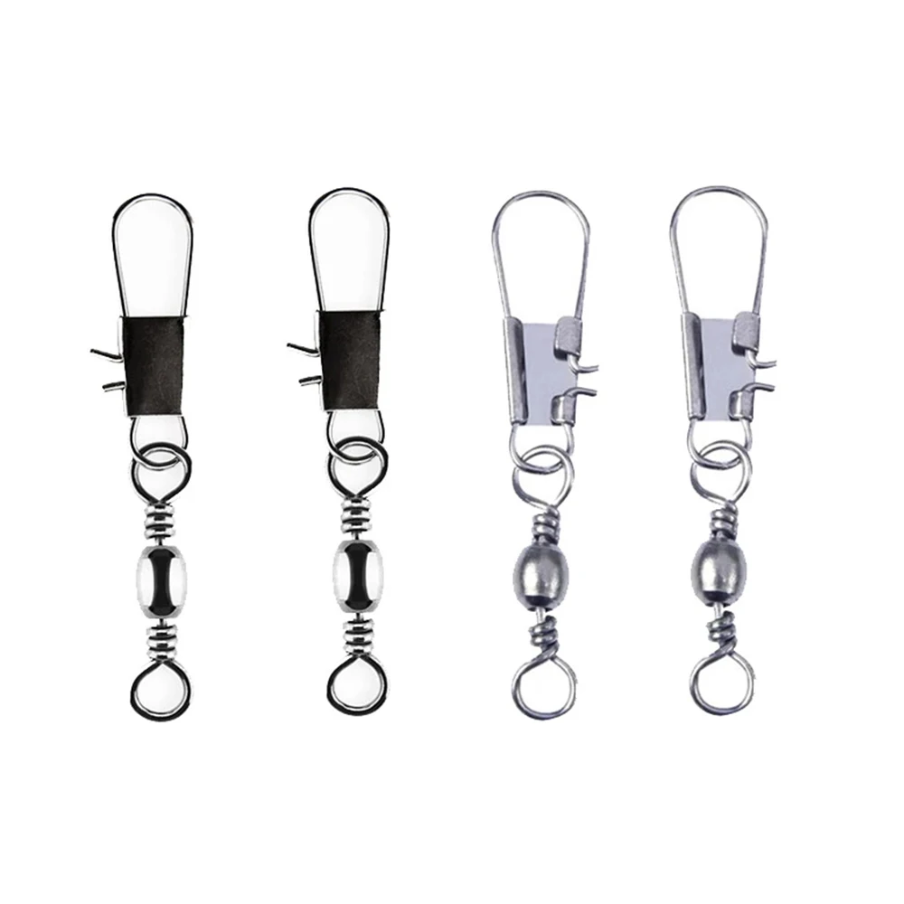 

Strength Stainless Steel Durable B type Heavy Duty Ball Fishing Snap Connector with Pin Bearing Barrel Rolling Swivel