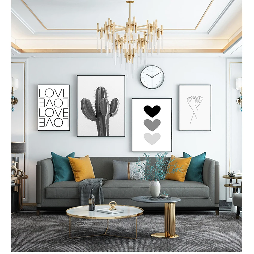 

Настенные картины для гостиной в минималистическом стиле, холст с принтом, декоративная картина, нордическая Настенная картина для спальни