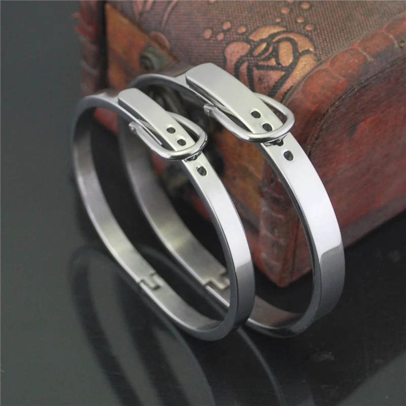 

Charm Watch Belt Clasp Bangles For Women Summer Romantic 7mm Stainless Steel Bracelets Adjustable Size Fashion Accessories Gift