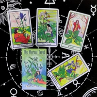 new the herbal tarot cards prophecy divination deck english version entertainment board game 78 sheetsbox