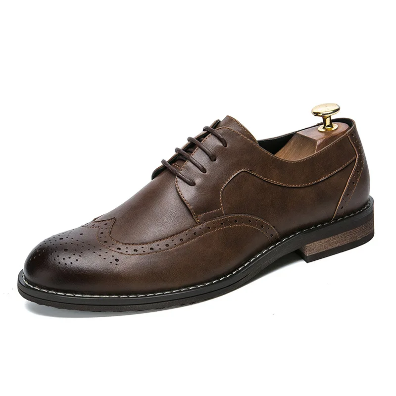 

Brogue Shoes Men Classic Italian Dress Formal Shoes Men 2022 Coiffeur Brown Dress Loafers Mens Dress Shoes Zapatos Para Hombre