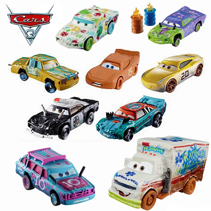 

1:55 DIsney Pixar тачки 3 Молния Маккуин Круз Рамирес Специальный выпуск литой металлический сплав модель автомобиля детские игрушки подарки на де...