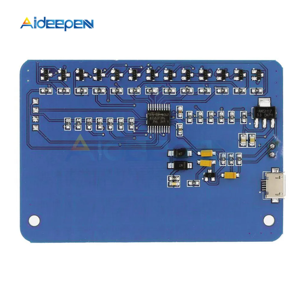 

LED Volume Indicator Module Audio Level Indicator Sound Sensor Electronic Voice-activated Melody Lamp DIY