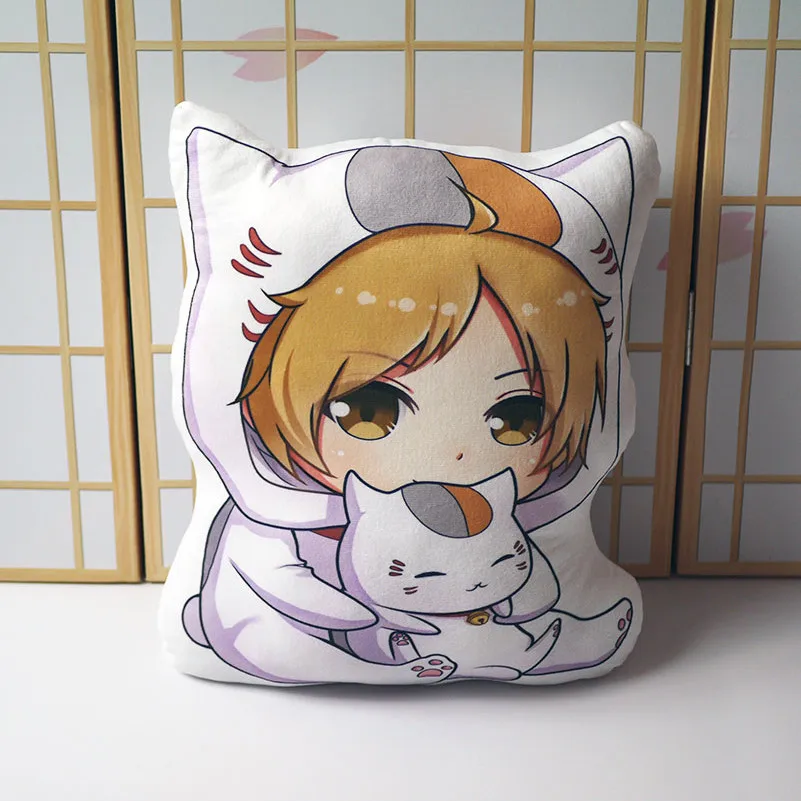 Аниме Нацумэ Yuujinchou подушка игрушка Такаси Мадара короткая мягкая кукла