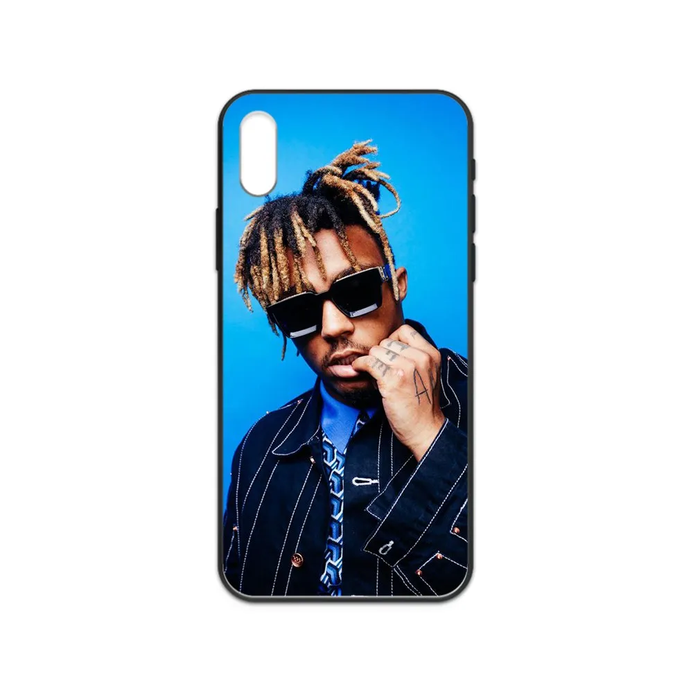 Q16 сок WRLD Рэппер ТПУ Etui черный чехол для телефона Корпус iphone 4 4s 5 5S SE 5C 6 6S 7 8 plus X XS XR 11