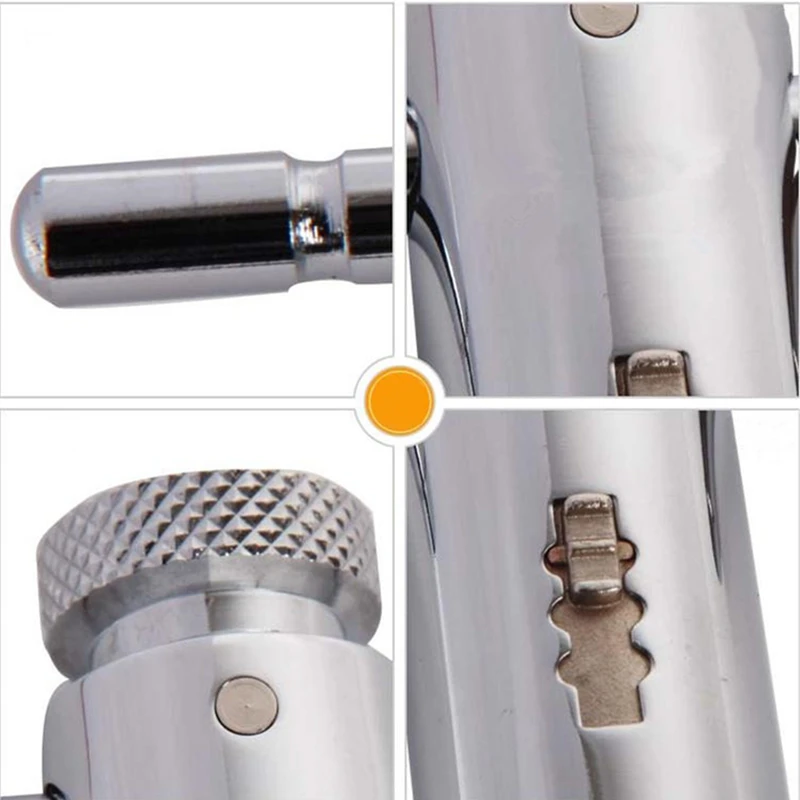 Регулируемый трещотка резьбовой стержень гаечный ключ Винт держатель для крана