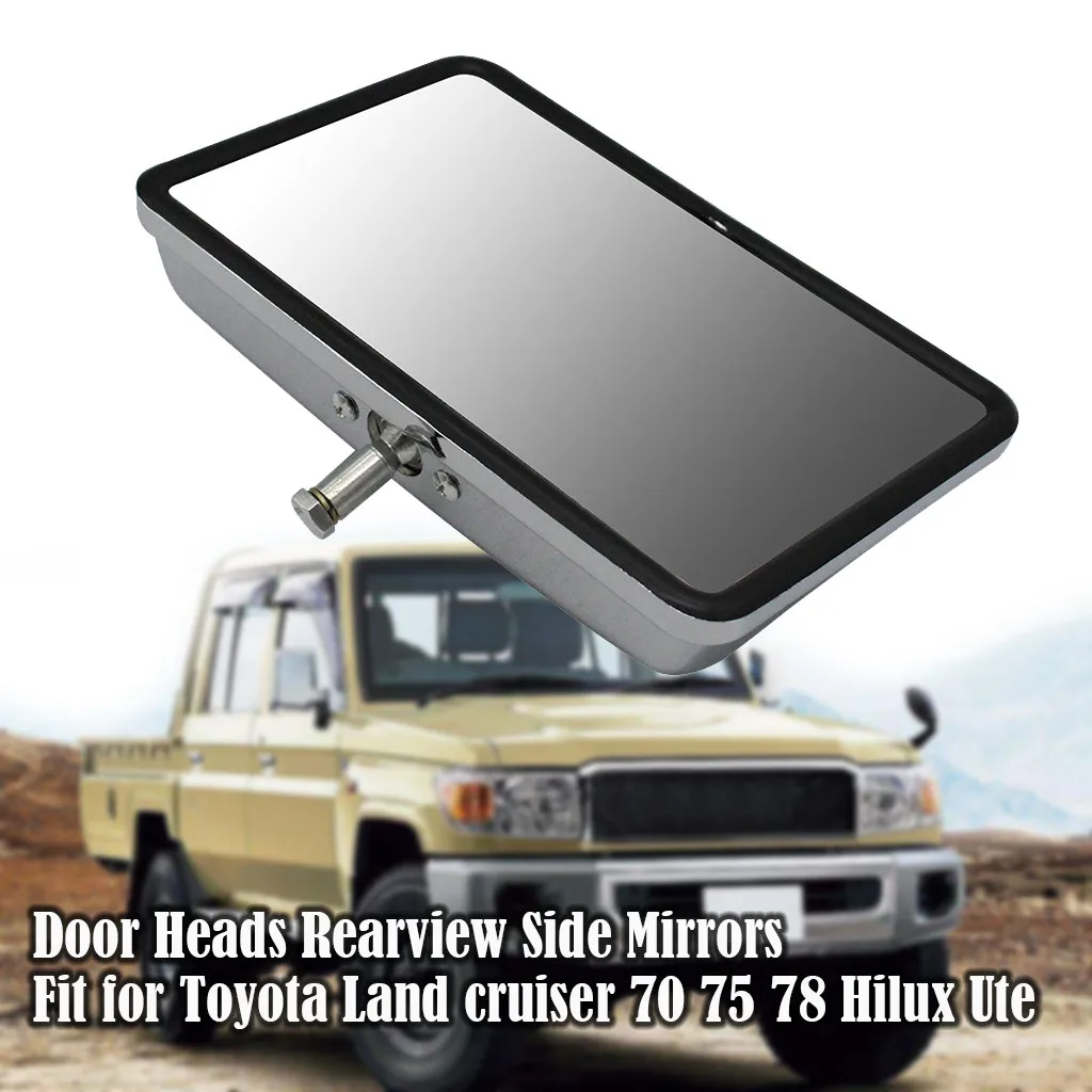 1 пара боковых зеркал заднего вида для Toyota Land cruiser 70 75 78 Hilux Ute прямая замена|Зеркала