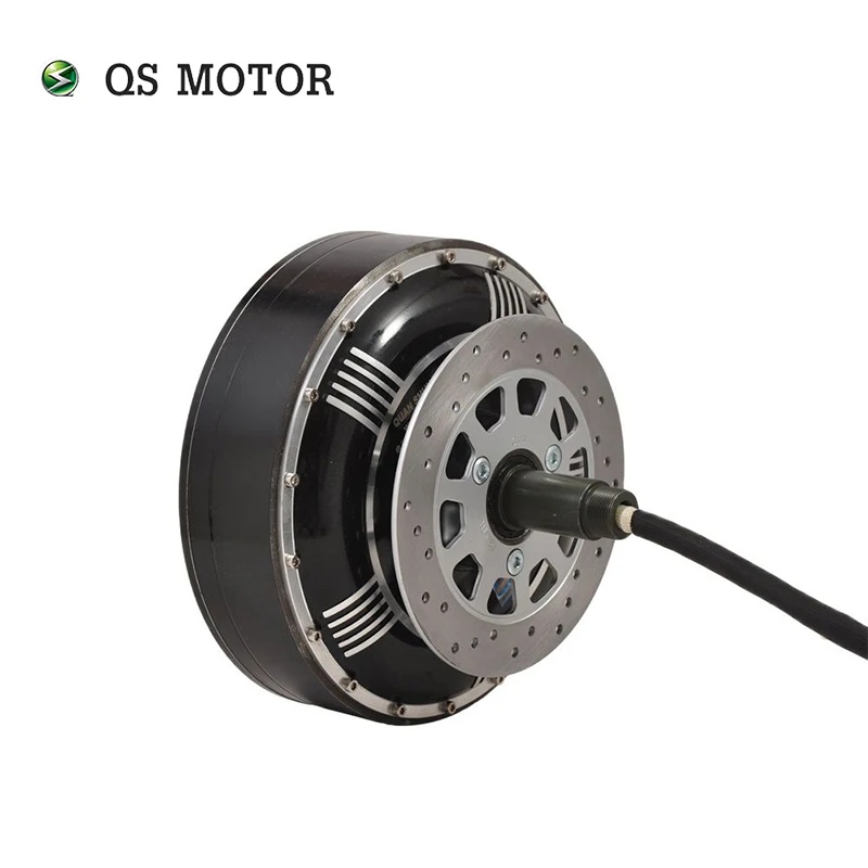 

QS Motor 6000W 273 45H V3 type 2wd 96V 110KPH BLDC brushless hub motor single shaft hub motor for electric car