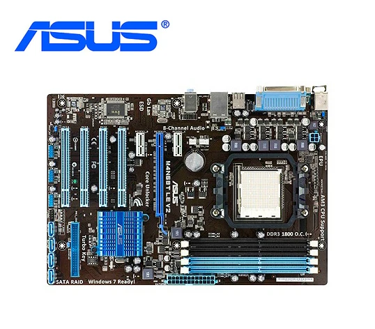 Материнская плата ASUS M4N68T LE V2 системная DDR3 разъем AM3 для NVIDIA NFORCE 630a используется