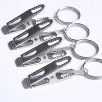 stainless steel window shower curtain rod clips rings drapery clips
