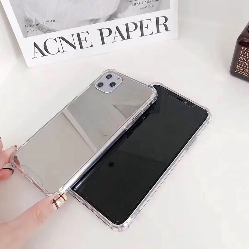 

Phone Case For IPhone 12 11 Pro X XS Max XR 8 7 6 6S Plus SE 2020 Cover for Samsung Galaxy S8 S9 S10 S10E Note 8 9 Makeup Mirror