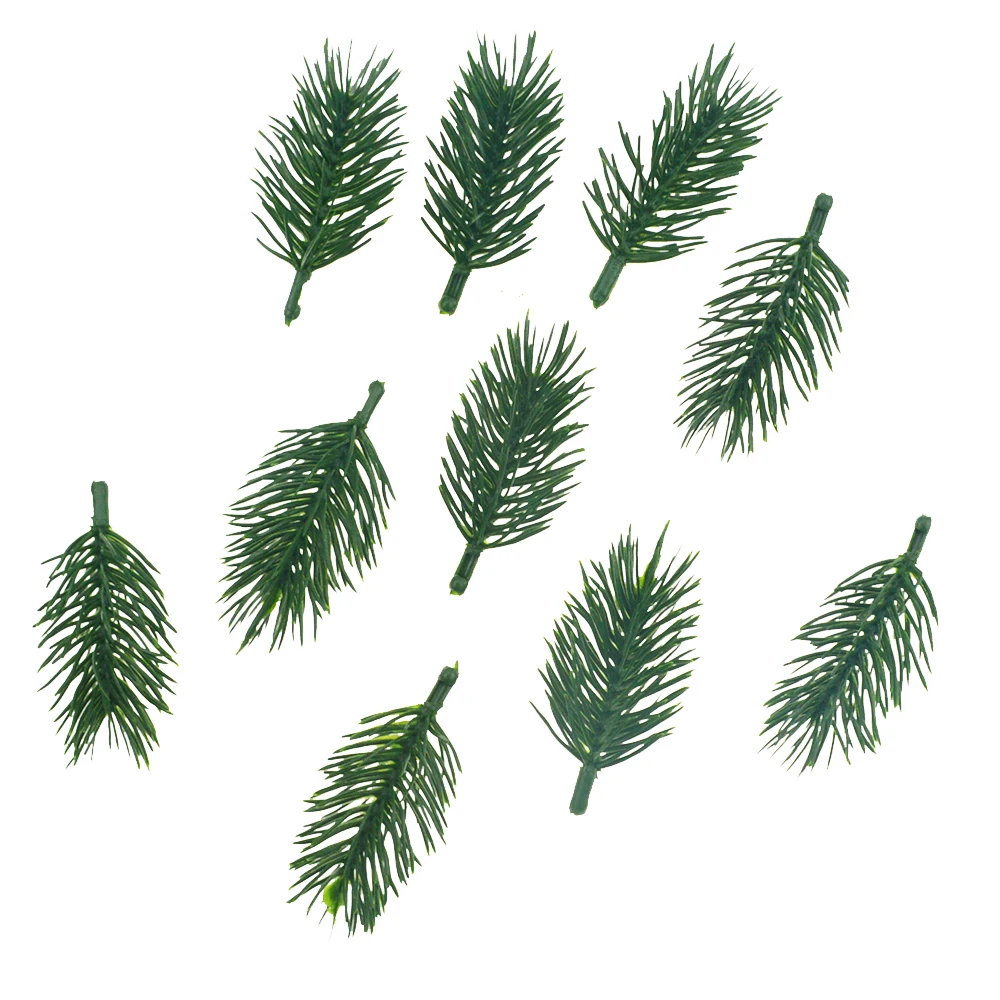 Искусственные сосновые иголки для украшения новогодней елки 10 шт. 6