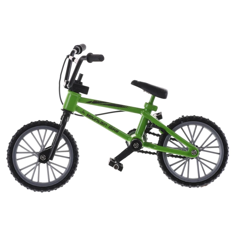 Cute Finger Mini Fake Toy Bike Model Bicycle 1:10 Simulation Mini Alloy Bicycle BMX Mountain Bike Gifts for Kids friend Not Real