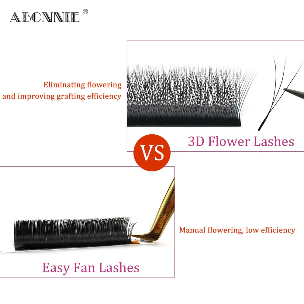Abonnie 3D Цветочные ресницы программное обеспечение сверхъестественные