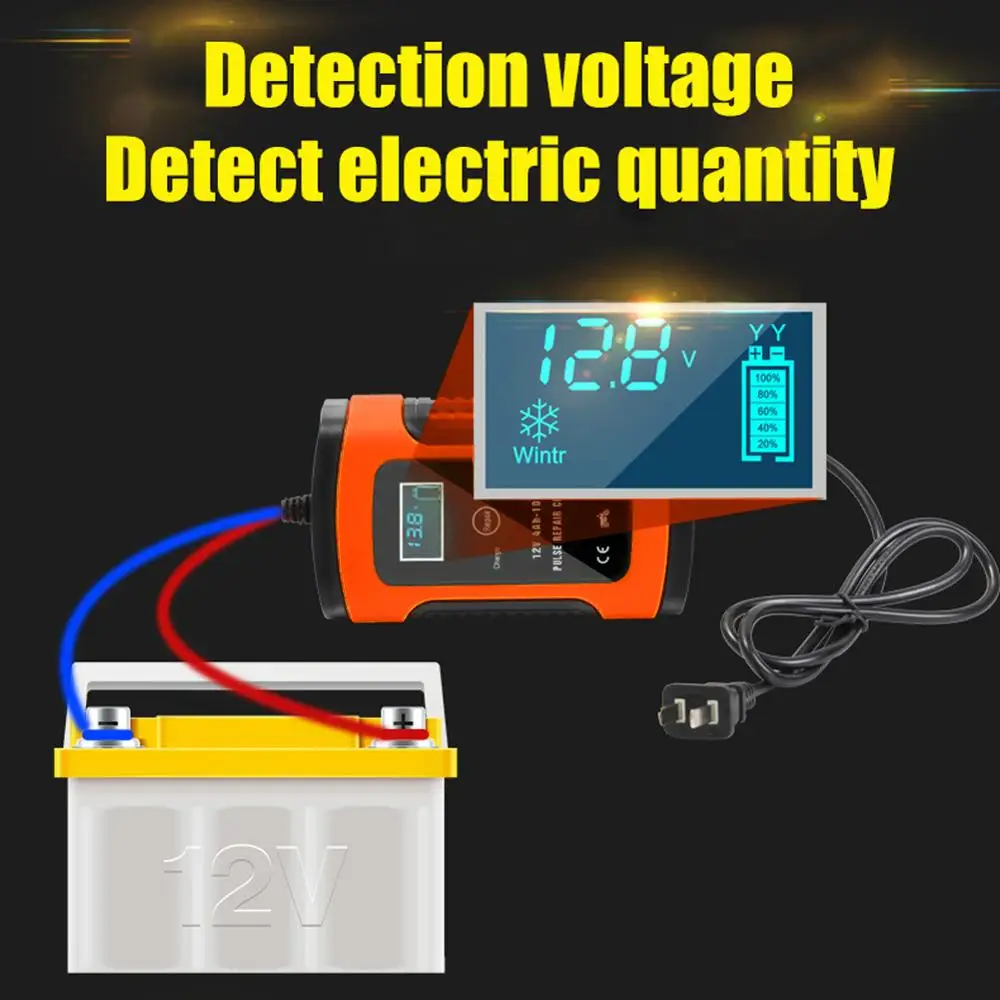 Зарядное устройство для аккумуляторов 12 в 6 а мотоциклов и автомобилей зарядное