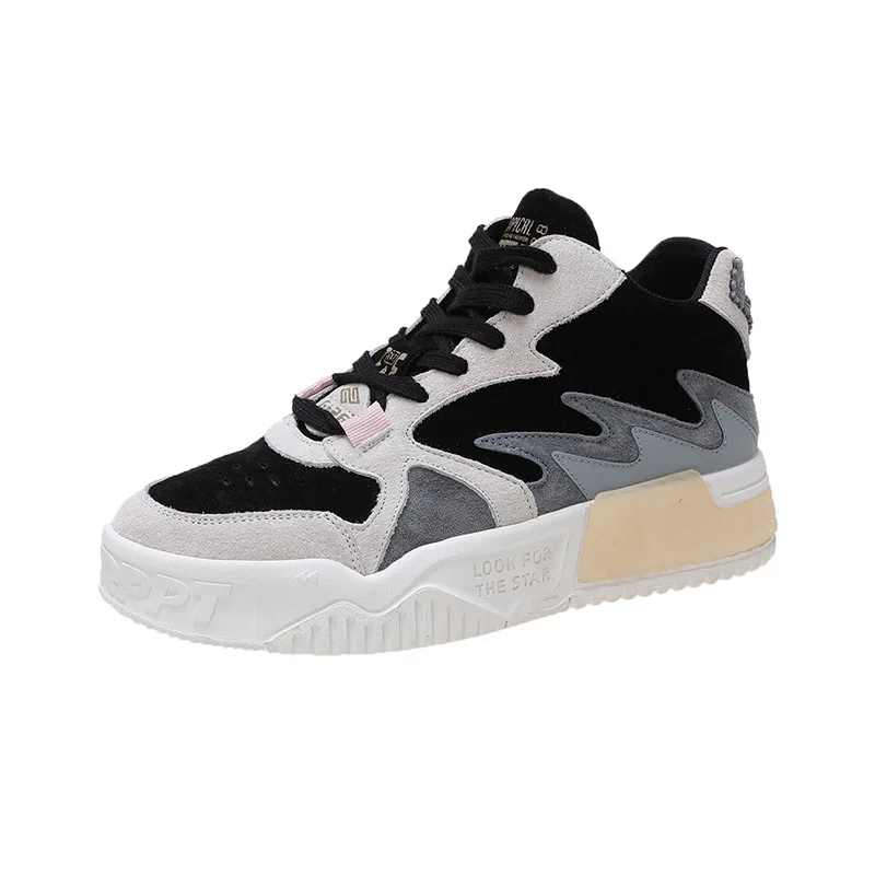 

Кроссовки LEOSOXS женские с высоким верхом, модная повседневная обувь на платформе, Вулканизированная подошва, на осень/зиму, 2020