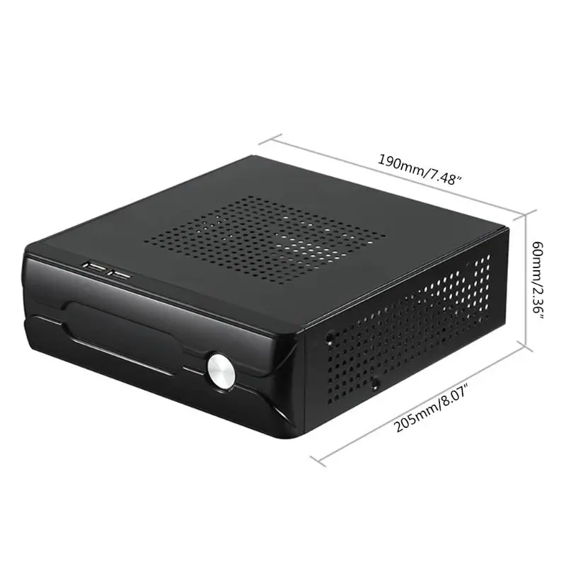 Настольный блок питания для игр HTPC корпус хоста офиса и дома 2 0 дюйма USB мини-ITX
