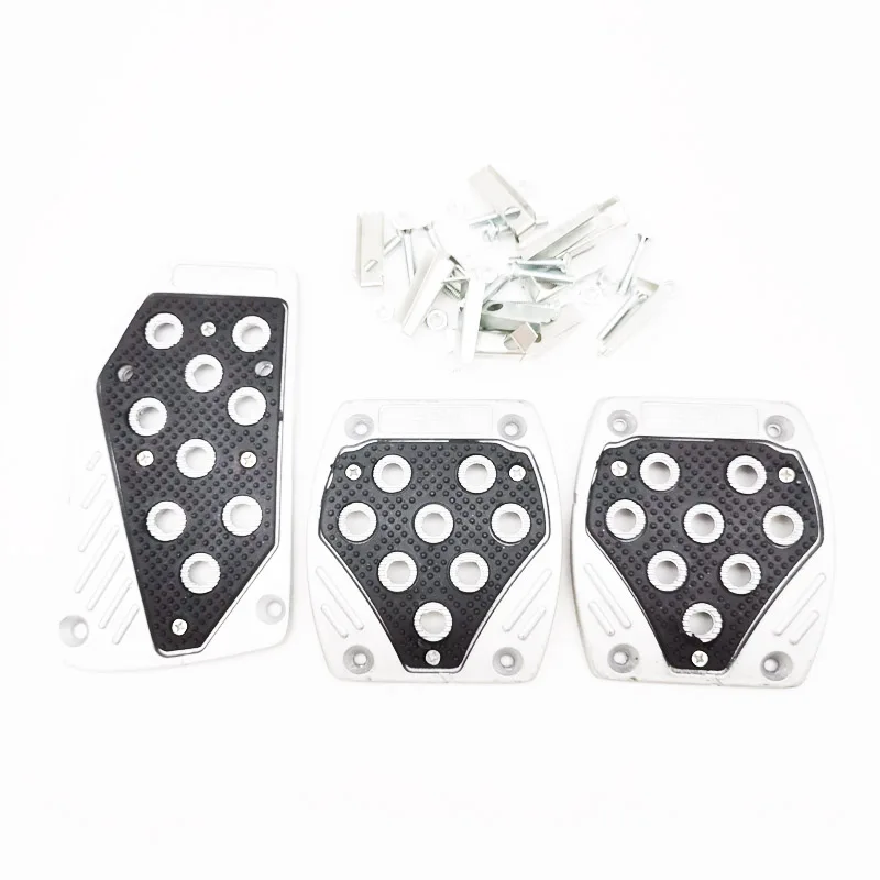 

3pcs set Aluminum APC Non-Slip Car Foot Pedals Pad Cover For Brake Clutch Accelerator