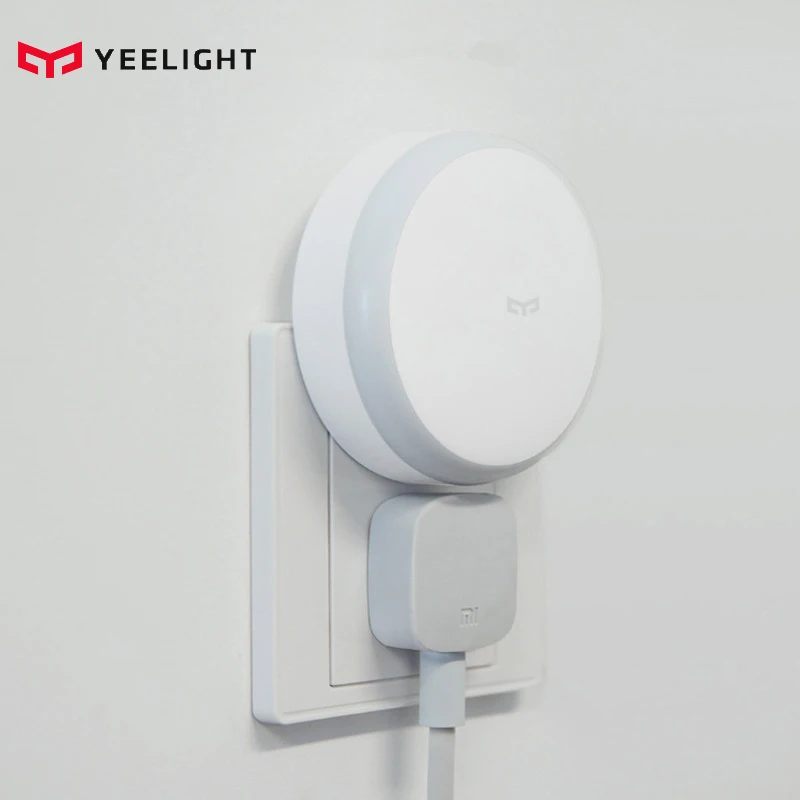 Новинка 2019 Yee светильник светодиодный Ночной штекер в версии датчик движения