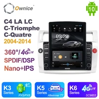 ownice android 10 0 car radio for citroen c4 la lc c triomphe c quatre 2004 2014 gps 2 din auto audio system stereo player
