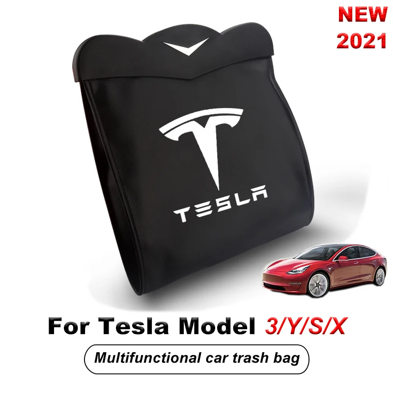 Многофункциональный автомобильный мешок для мусора Tesla Model 3 Y S X 2021 аксессуары