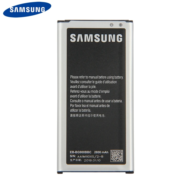 Оригинальный аккумулятор Samsung + зарядное устройство для GALAXY S5 9006V 9006W 9008W G900F G900S G9008V
