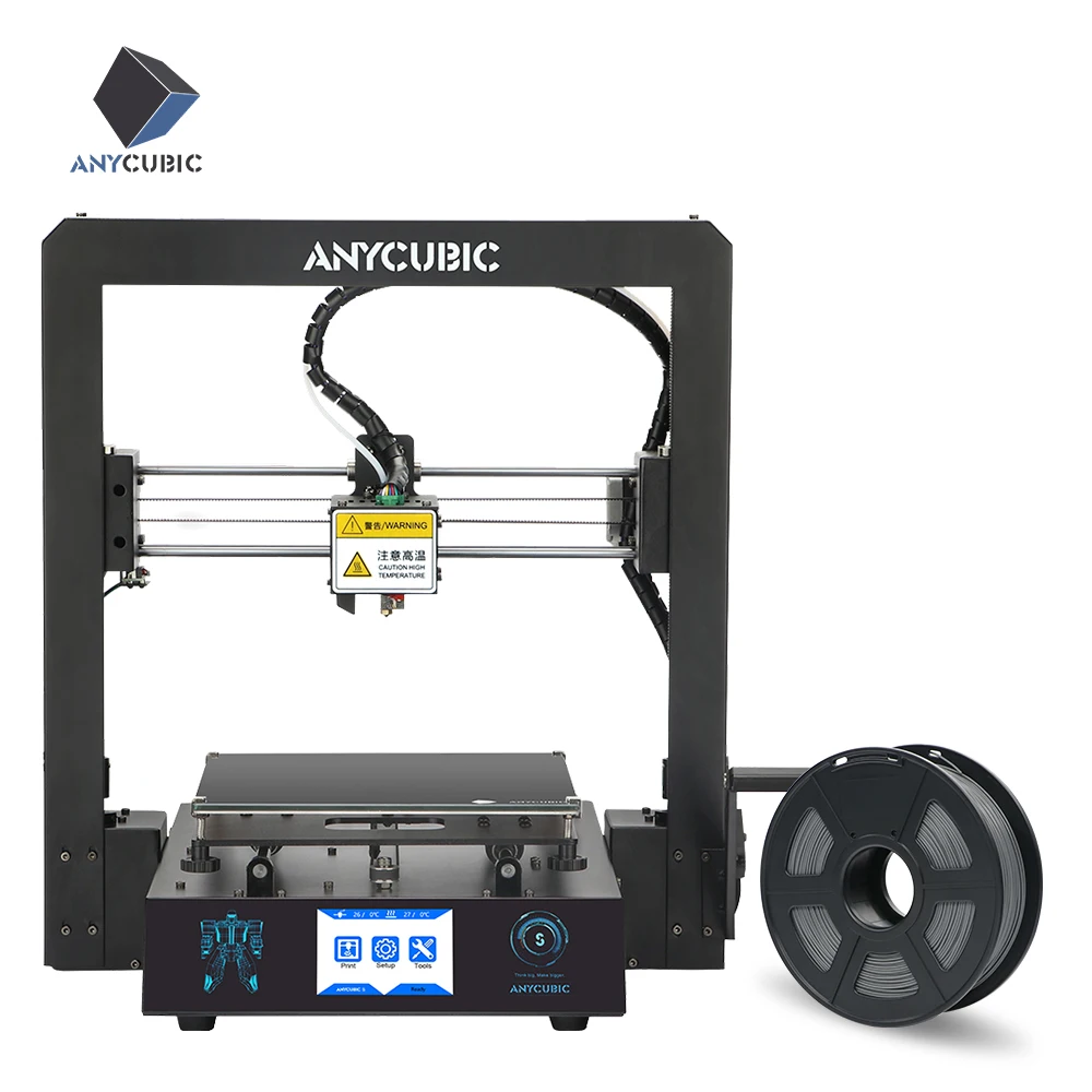 ANYCUBIC Mega-S 3d принтер Модернизированный высокого качества экструдер размера плюс TFT сенсорный экран Настольный дешевый 3d Принтер Комплект impresora 3d
