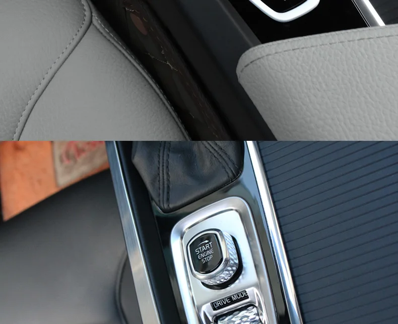 Автомобильные аксессуары для Volvo xc60, модифицированный стоячий ручной тормоз, декоративная панель регулировки звука, наклейки s90 xc90 v90cc v60