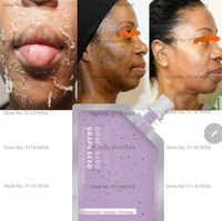 100g grape pip peeling facial skin scrub skin peel to remove darkness for whitening skin face scrub exfoliator