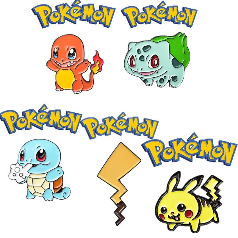 

Игрушечная модель в виде покемона, 1 дюйм, очаровательные фигурки, Пикачу, чармандер, Бульбазавр, Сквиртл, подарки для детей