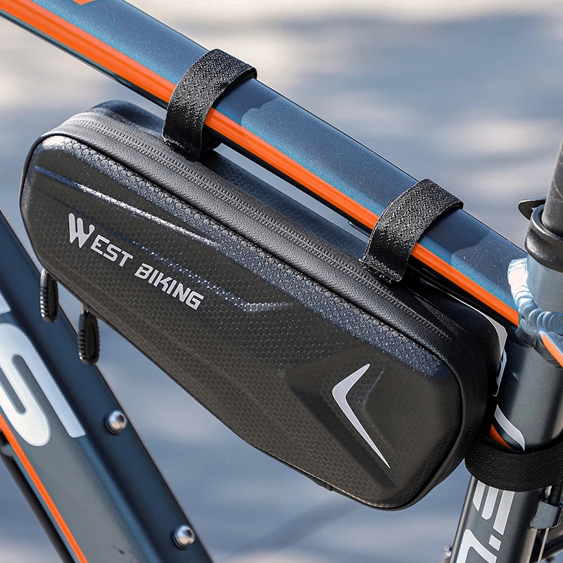 

Bicycle Hard Shell Package Front Beam Package Mountain Bike Road Anti-splash Waterproof Tube Package Riding Bike Accessories