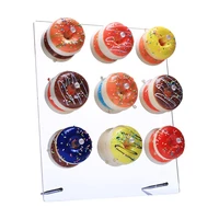 acrylic donut display wall stand holder dessert bagels table decoration reusable for wedding birthday christmas