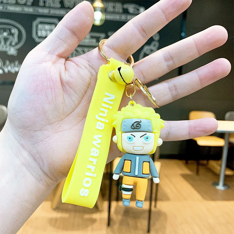 akatsuki itachi keychain anime accessories narutos figure phone chain work id card bag lanyard cartoon doll women jewelry gift free global shipping