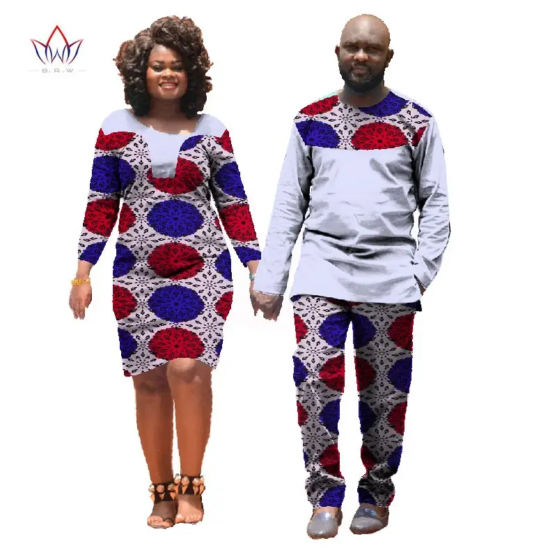 Комплект из обуви в африканском стиле платья для пар Женские летние так и мужчин