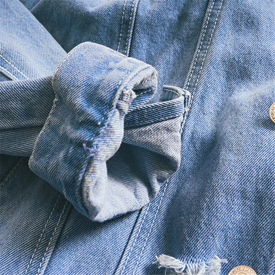 Рваные джинсы на молнии спереди летная куртка мужские рваные джинсовые куртки в