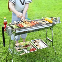bbq grill outdoor grill barbecue tool portable free installation handle folding bbq cooking grid