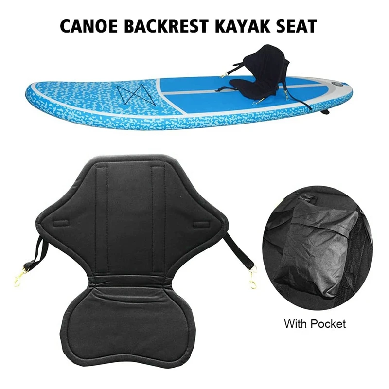 Универсальное сиденье для Каяка с подкладкой сзади и регулируемыми ремешками