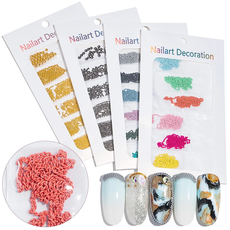 5 видов цветов можно выбрать имитация чешского маникюра Размер смешанного стекла